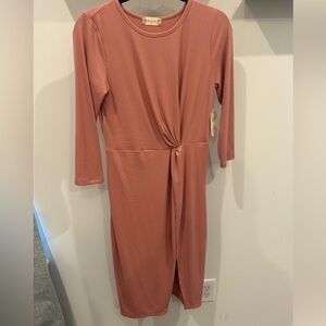 Altar'd State Rust Midi Dress